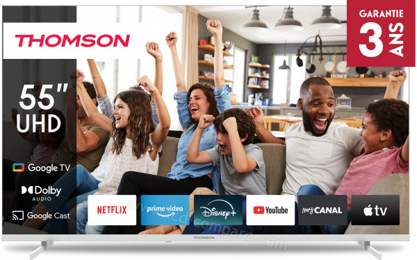 THOMSON 55UG4S14W - Vue de face