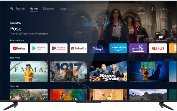 THOMSON 55UQ7000 - Vue de face