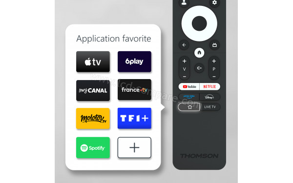 THOMSON 65QG4S14 - T&eacute;l&eacute;commande