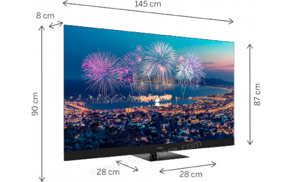 THOMSON 65QG6C14 - Vue 3/4 gauche