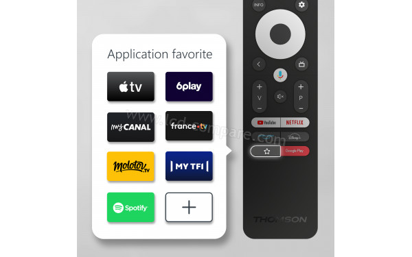 THOMSON 65UA5S13 - T&eacute;l&eacute;commande