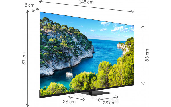 THOMSON 65UG5C14 - Vue 3/4 gauche