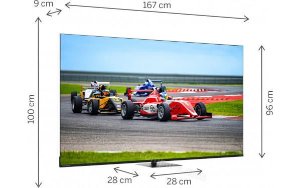 THOMSON 75QG7C14 - Vue 3/4 gauche