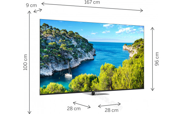 THOMSON 75UG5C14 - Vue 3/4 gauche