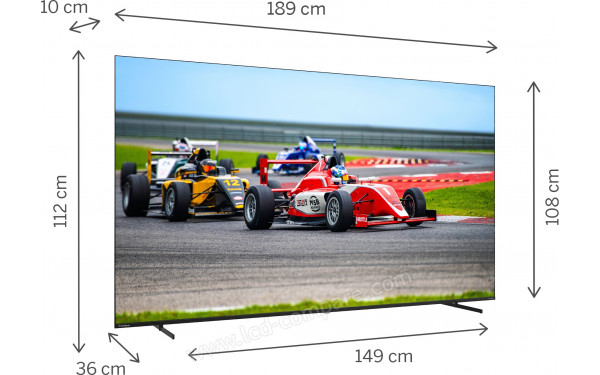 THOMSON 85QG7S14 - Vue 3/4 gauche