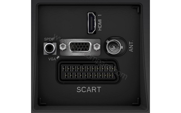 TOSHIBA 24D1533DG - Connectique &agrave; l'arri&egrave;re