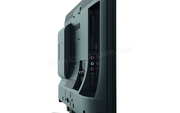 TOSHIBA 24D1543DG - Connectique sur le c&ocirc;t&eacute;