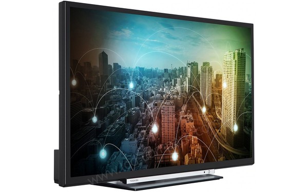 TOSHIBA 24D3763DA - Vue 3/4 gauche