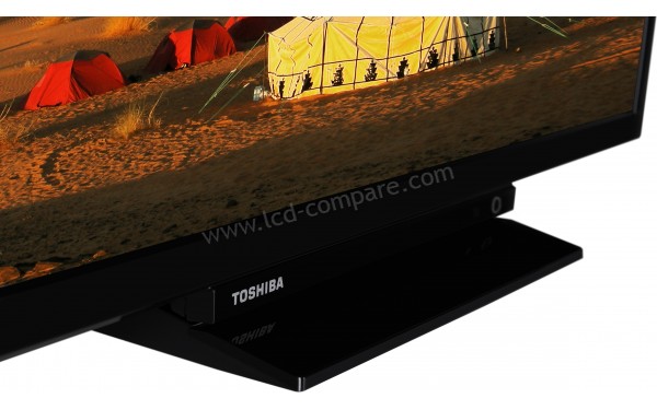 TOSHIBA 24W1963DG - Zoom sur la partie basse