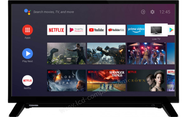 TOSHIBA 24WA2063DG - Vue de face