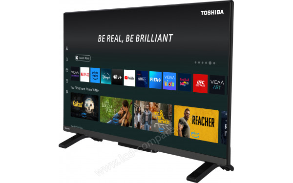 TOSHIBA 32LV2563DG - Vue 3/4 droite