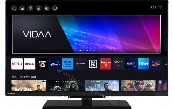 TOSHIBA 32LV3463DG - Vue de face