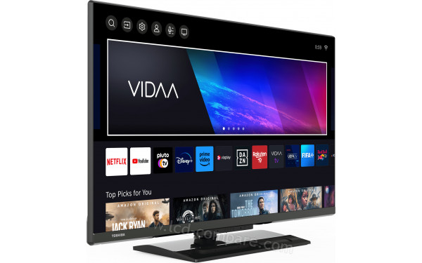 TOSHIBA 32LV3E63DG - Vue 3/4 gauche