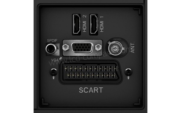 TOSHIBA 32W1531DG - Connectique &agrave; l'arri&egrave;re