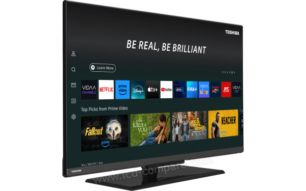 TOSHIBA 32WV3563DG - Vue 3/4 gauche