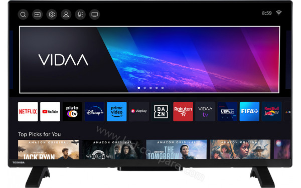 TOSHIBA 40LV2463DG - Vue de face