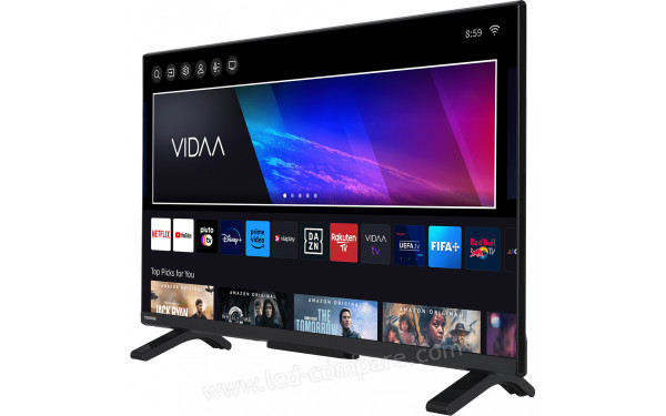 TOSHIBA 40LV2463DG - Vue 3/4 droite