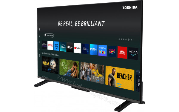 TOSHIBA 40LV2563DG - Vue 3/4 droite