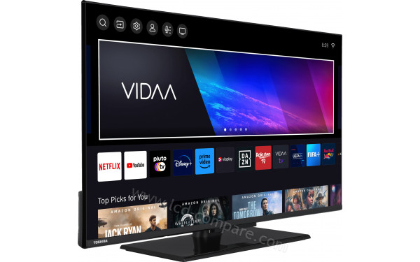 TOSHIBA 40LV3463DG - Vue 3/4 gauche