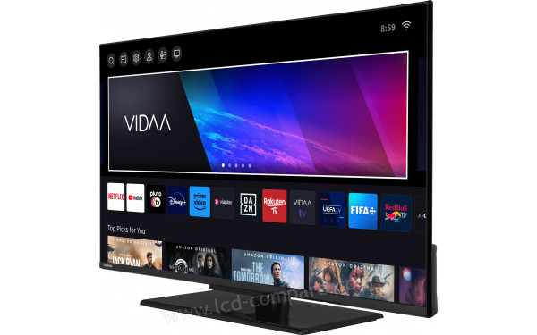 TOSHIBA 40LV3463DG - Vue 3/4 droite