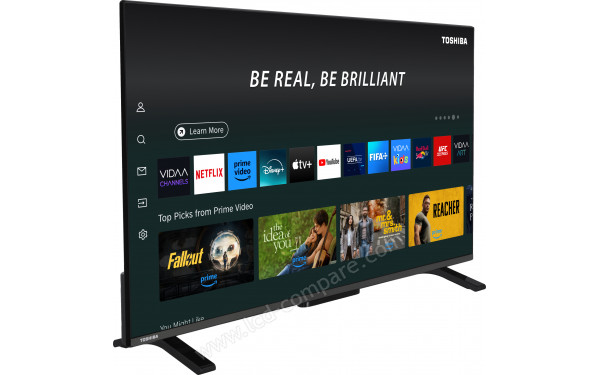 TOSHIBA 40QV2F63DG - Vue 3/4 gauche