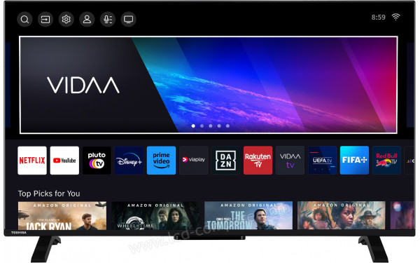 TOSHIBA 43LV2463DG - Vue de face