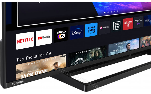 TOSHIBA 43QV3363DG - Zoom sur la partie basse