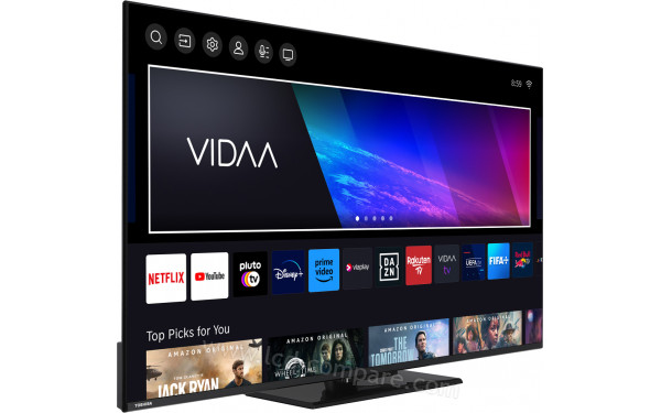 TOSHIBA 43QV3463DG - Vue 3/4 gauche