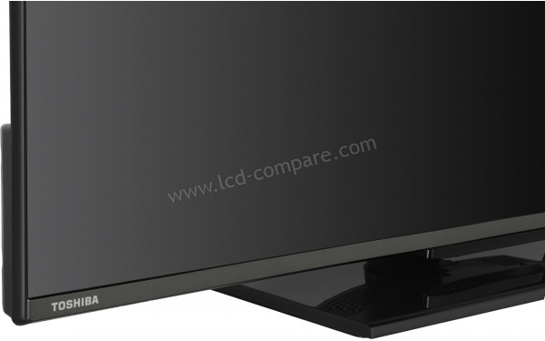TOSHIBA 43QV3F63DG - Zoom sur la partie basse