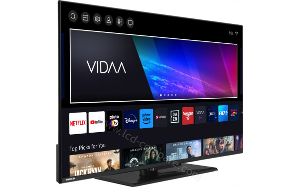 TOSHIBA 43UV3463DG - Vue 3/4 gauche