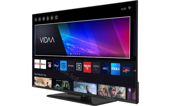 TOSHIBA 43UV3463DG - Vue 3/4 droite