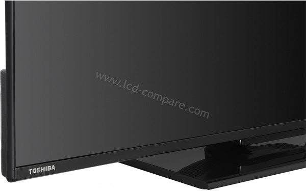 TOSHIBA 43UV3463DG - Zoom sur la partie basse