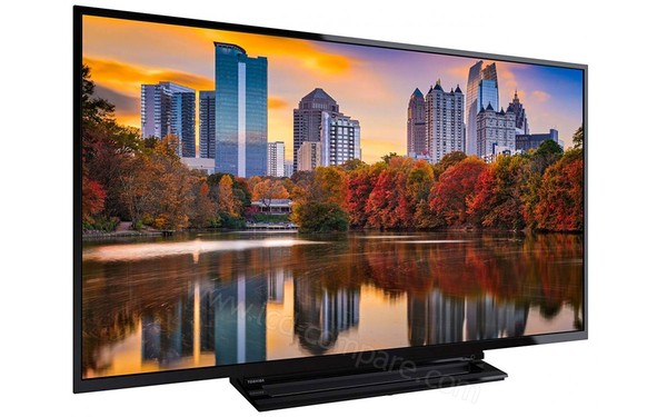 TOSHIBA 43V5863DA - Vue 3/4 gauche