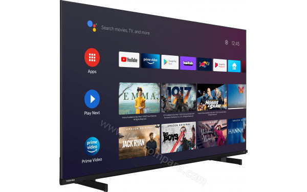 TOSHIBA 50QA4263DG - Vue 3/4 gauche