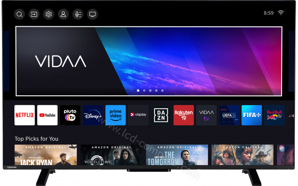 TOSHIBA 50QV2363DG - Vue de face