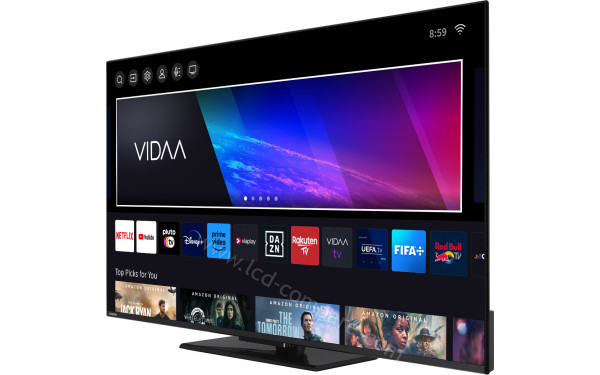 TOSHIBA 50QV3463DG - Vue 3/4 droite