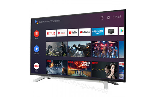 TOSHIBA 50UA2B63DG - Vue 3/4 droite