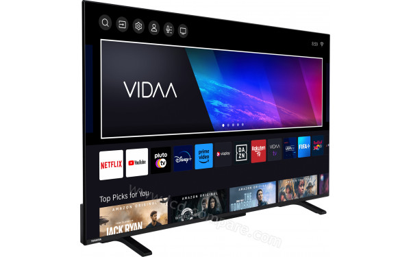 TOSHIBA 50UV2363DG - Vue 3/4 gauche