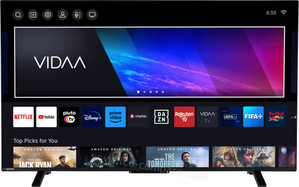 TOSHIBA 50UV2363DG - Vue de face