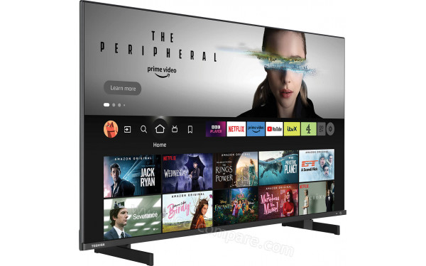 TOSHIBA 55QF5D63DA - Vue 3/4 gauche