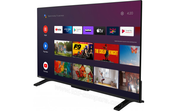 TOSHIBA 55UA2363DG - Vue 3/4 droite