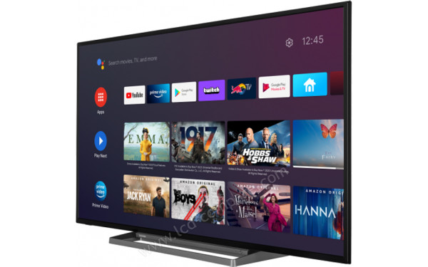 TOSHIBA 55UA3D63DG - Vue 3/4 droite