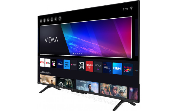 TOSHIBA 55UV2463DG - Vue 3/4 droite