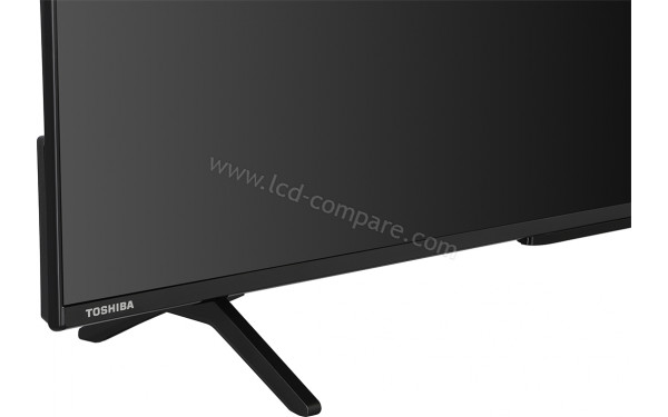 TOSHIBA 55UV2463DG - Zoom sur la partie basse