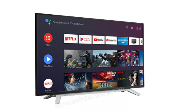 TOSHIBA 58UA2B63DG - Vue 3/4 gauche