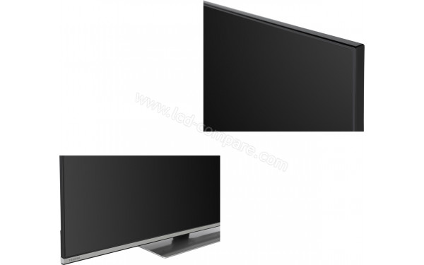 TOSHIBA 58UA6B63DG - Zooms sur le coin sup&eacute;rieur droit et sur la partie basse