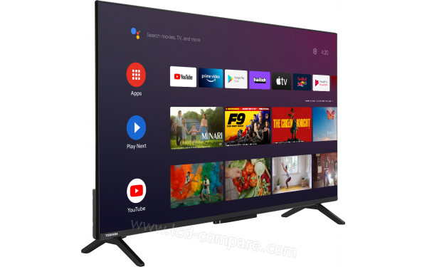 TOSHIBA 65QA2363DG - Vue 3/4 gauche