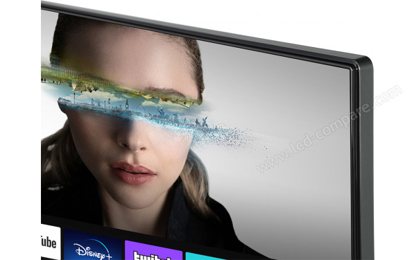 TOSHIBA 65QF5D63DA - Zoom sur le coin sup&eacute;rieur droit