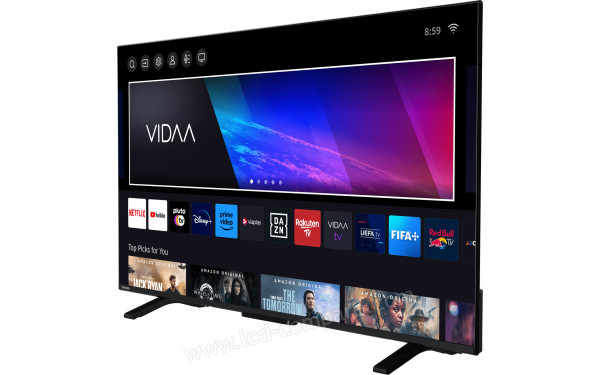 TOSHIBA 65QV2363DG - Vue 3/4 droite