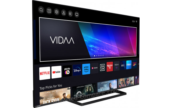 TOSHIBA 65QV3363DG - Vue 3/4 gauche